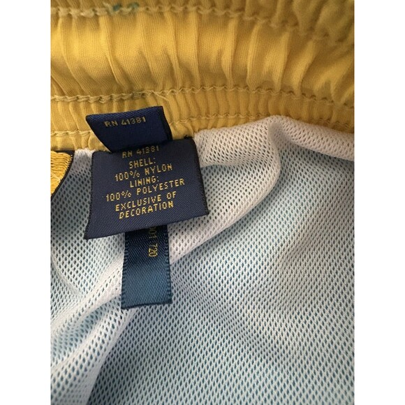 Polo Ralph Lauren Swim Trunks Mens Large Turquoise Blue Mesh Lined Drawstring - Picture 13 of 16